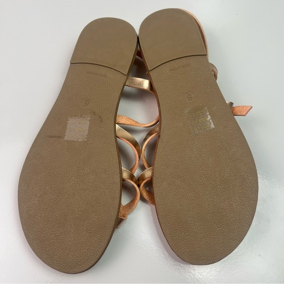 Women’s Colgo Brown and Rose Gold Sandals Sz 6 - Picture 6 of 7